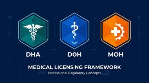 DHA vs DOH vs MOH — UAE medical license comparison for healthcare professionals